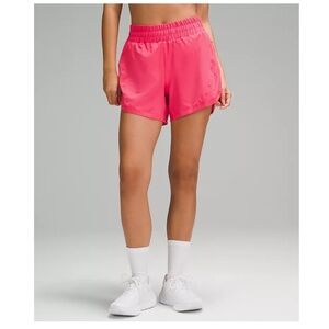 Lululemon Track That High-Rise Lined Short 5" - Color: Glaze Pink - Size 6 (NWT)